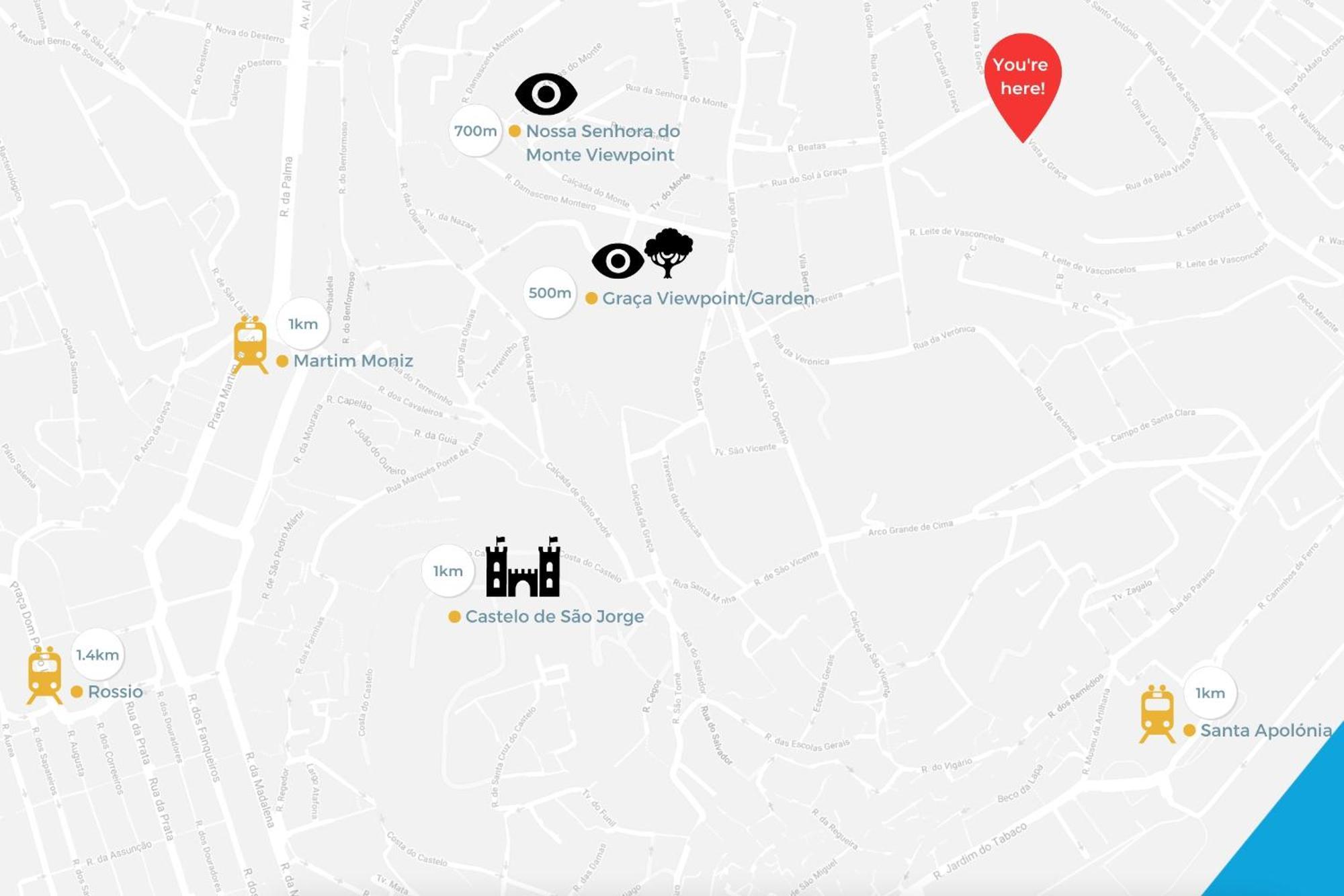 Graca Seven Hills Leilighet Lisboa Eksteriør bilde